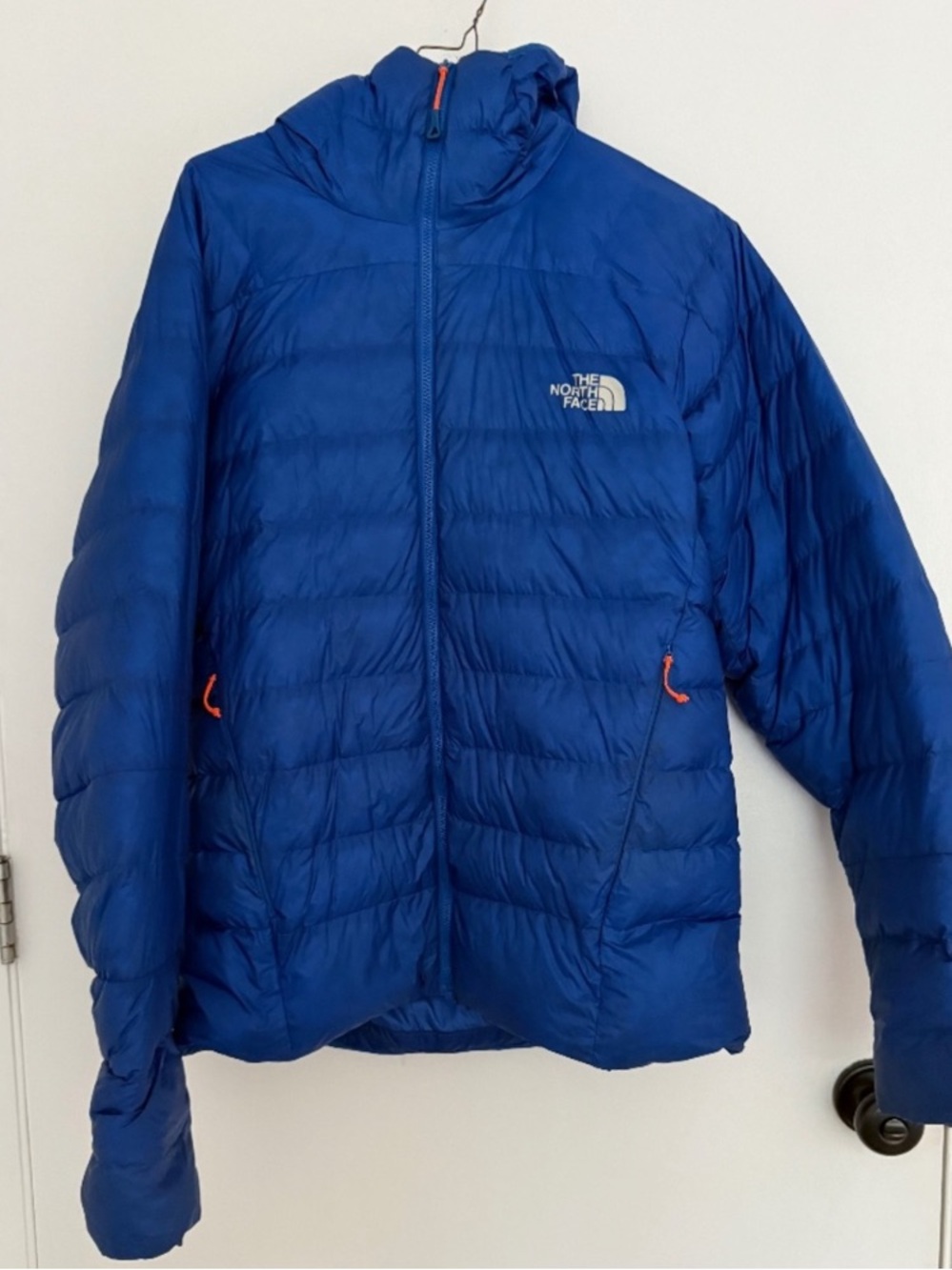 The North Face Blue Hooded Puffer Jacket